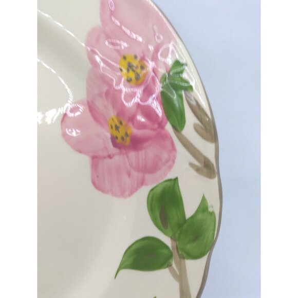 Franciscan Eathenware Desert Rose Staffordshire England  10.75"  plate - Picture 10 of 13